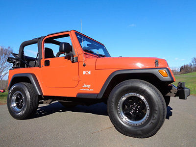 Jeep : Wrangler X-PACKAGE 4X4 6-SPD 2006 jeep wrangler only 64 k miles x pkg rare impact orange incredible condition