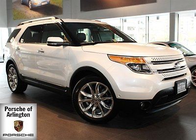 Ford : Explorer Limited 2011 leather white loaded clean low miles explorer ford limited