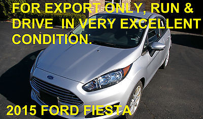 Ford : Fiesta SE Hatchback 4-Door 2015 fiesta se 1.6 l touchable screen hatchback 18200 mile for export only
