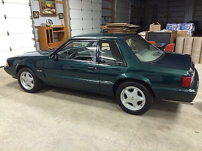 Ford : Mustang Lx 1992 ford mustang notchback 5.0 l 100 stock barn find 15 000 original miles