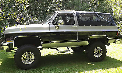 Chevrolet : Blazer 4wd 1500 Silverado 1989 full size k 5 chevy blazer unique 57000 miles with hard and soft top