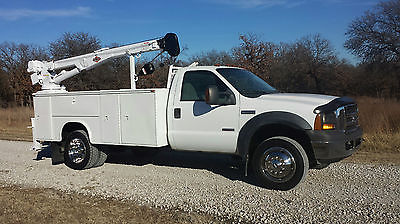 Ford : F-450 lx 2006 ford f 450 super duty 6000 lb imt hydraulic crane 135 k miles knapheide bed