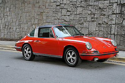 Porsche : 911 S Targa | Numbers Matching Concours Restoration 1968 porsche 911 s targa restored tangerine numbers matching coa