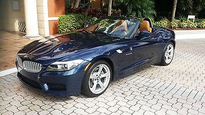 BMW : Z4 sDrive35i Convertible 2-Door 2010 2011 2012 bmw z 4 335 i 335 is m roadster convertible 6 speed blue brown mint