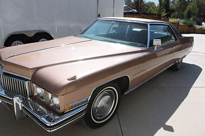 Cadillac : DeVille Coupe Deville 1973 cadillac coupe deville runs great was strored for 13 years great interior