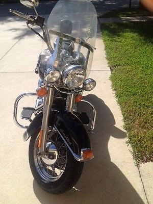 Harley-Davidson : Softail 2008 heritage softtail completely stock 10 655 miles new back tire fresh tuneup
