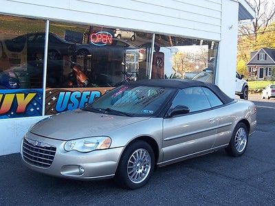 Chrysler : Sebring Touring Convertible 2-Door 2005 chrysler sebring conv warranty carfax clean