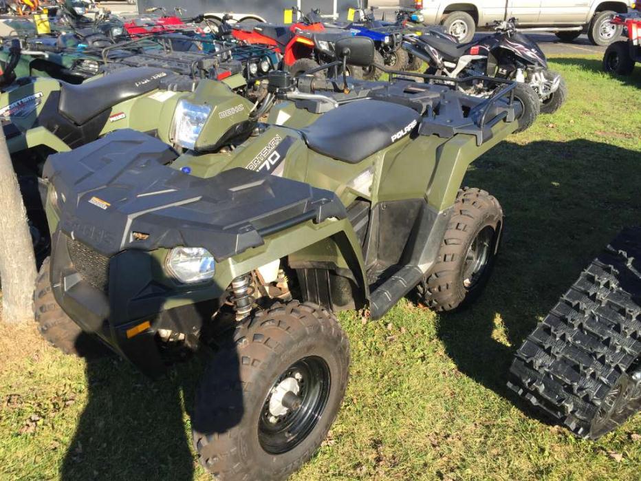 2015 Polaris Sportsman 570 with plow