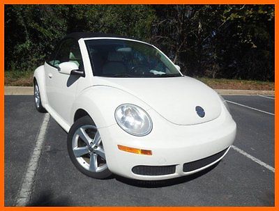 Volkswagen : Beetle-New Triple White 2007 triple white used 2.5 l i 5 20 v automatic fwd convertible