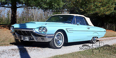 Ford : Thunderbird Convertible 1965 ford thunderbird convertible 37 k original miles