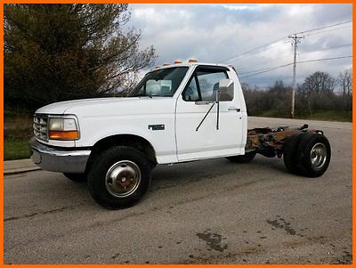 Ford : F-350 XL 1997 ford f 350 xl chassis 5.8 l v 8 16 v manual rwd pickup truck 92 k miles