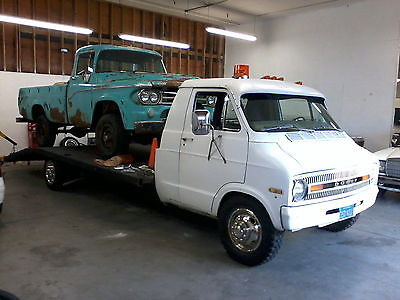 Dodge : Other Pickups Tradesman 300 1973 dodge b 300 tradesman custom car hauler dovetail flatbed truck mopar