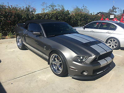 Shelby : GT500 CONVERTIBLE 2011 shleby gt 500 convertible