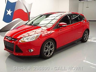 Ford : Focus SE HATCHBACK AUTO SUNROOF LEATHER 2014 ford focus se hatchback auto sunroof leather 23 k 296800 texas direct auto