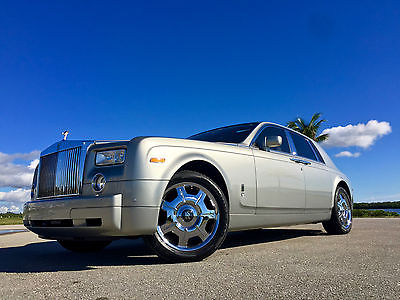 Rolls-Royce : Phantom Base Sedan 4-Door 2006 rolls royce phantom silver light leather 34 k miles florida car