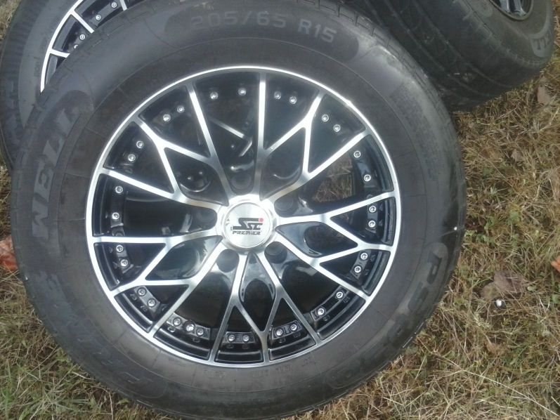 Wheels and tires set, 1