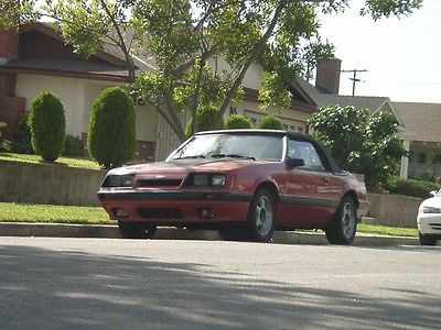 Ford : Mustang GT 1986 ford mustang gt convertible 2 door 5.0 l