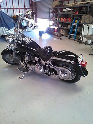 Harley-Davidson : Softail 2000 fat boy lots a chrome stretched tank