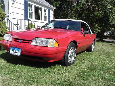 Ford : Mustang LX 1989 mustang lx convertible 5.0 aod 40 476 miles