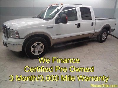 Ford : F-250 Lariat 2WD Crew Leather Diesel 05 f 250 lariat 2 wd lariat crew leather diesel warranty we finance 1 texas owner