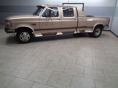 Ford : F-350 Dually 7.3 Diesel Crew 2WD 1997 f 350 dually 2 wd 7.3 powerstroke diesel crew drw leather texas