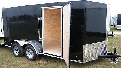 New 6x12 Enclosed Cargo Trailer Tandem Motorcycle Utility14 Landscape CALL NOW !