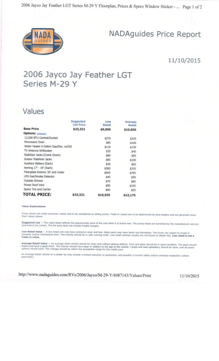 2011 Jayco Eagle Super Lite 31.5RLTS