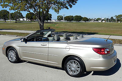 Chrysler : Sebring TOURING V6 CONVERTIBLE LOW MILES RECORDS   PRISTINE~NO ACCIDENTS~FLORIDA CARFAX CERTIFIED-SHARP CAR 09 10 11