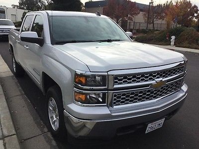 Chevrolet : Silverado 1500 LT 2015 chevy silverado crew cab 4 x 4 like new ca truck