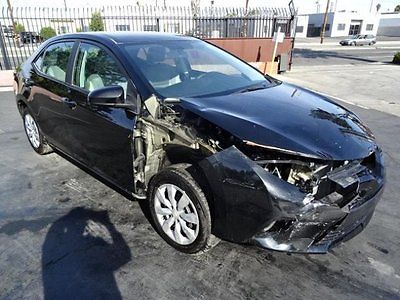 Toyota : Corolla LE 2015 toyota corolla le salvage wrecked repairable affordable fixer car l k