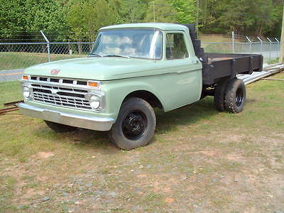 Ford : F-350 1966 ford f 350 farm truck runs drives antique very solid rebuilt engine