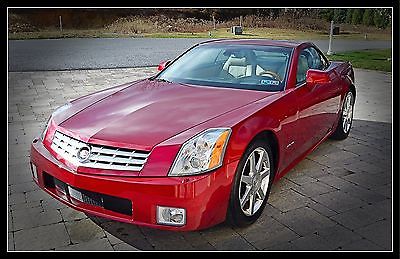 Cadillac : XLR Convertible 2 door coupe 2 nd owner garage kept clear title red convertible