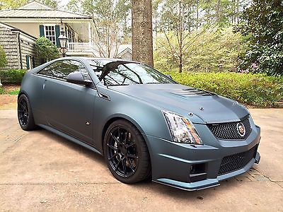 Cadillac : CTS 620 hp deep forest green matte metallic cadillac cts v sngle owner garage kept