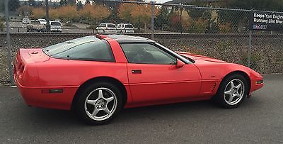 Chevrolet : Corvette ZR1 1995 corvette zr 1 1 of 448 torch red tan