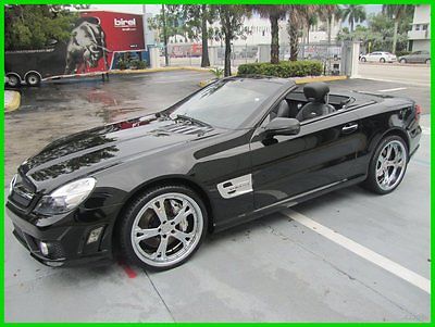 Mercedes-Benz : SL-Class SL63 AMG BLACK OVER BLACK SPEED MACHINE CONVERTIBLE MSRP AROUND $149K FINANCING AVAILABLE