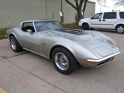 Chevrolet : Corvette 1972 corvette coupe lt 1 31 000 miles 1 owner matching s