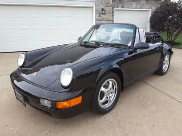 Porsche : 911 Carrera Cab WOW! One Owner 1993 Porsche 911 Cabriolet Only 8K Miles Like New Complete