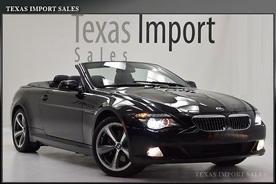 BMW : 6-Series 650i CONVERTIBLE,SPORT PKG.AUTOMATIC,HEADS-UP 2010 650 i convertible only 26 k miles sport cold weather pkg automatic we finance