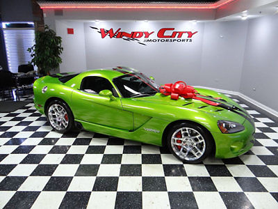 Dodge : Viper 2dr Coupe SRT10 2008 dodge viper srt 10 coupe 600 hp 14 k miles navigation snakeskin green wow