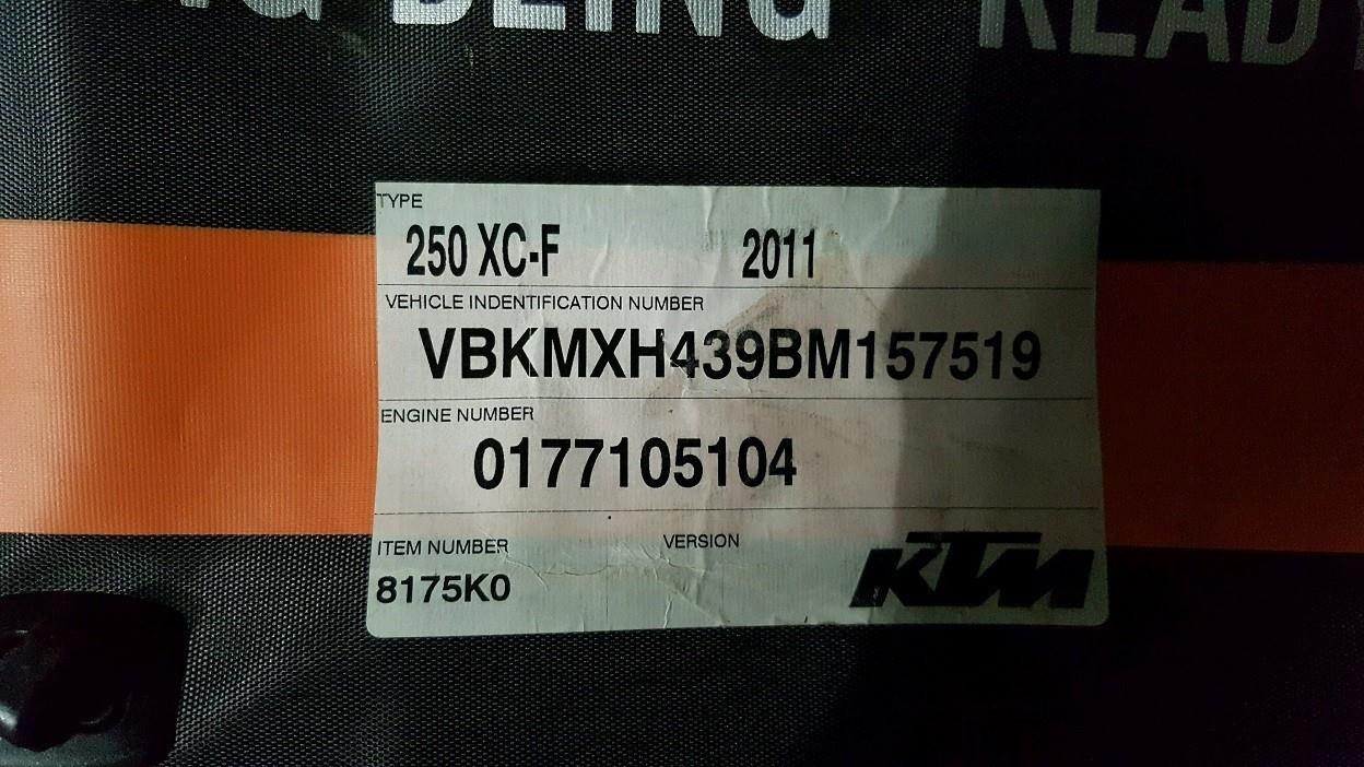 2011 KTM 250 XC-F