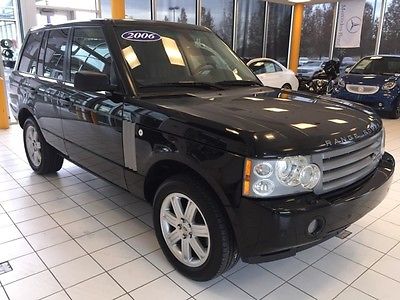 Land Rover : Range Rover HSE 2006 range rover hse black 4.4 v 8 loaded clean rear tvs navi back up heated