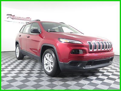 Jeep : Cherokee Sport 4X2 4 Cyl SUV Uconnect 5.0 Backup Camera FINANCING AVAILABLE!! New 2016 Jeep Cherokee Sport FWD SUV 17