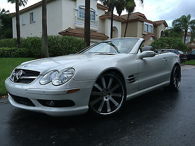 Mercedes-Benz : SL-Class Sports Model 2006 mercedes benz sl 500 sport convertible white with gray interior low miles