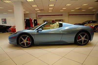 Ferrari : Other Base Convertible 2-Door 2015 ferrari 458 spider one of kind loaded every option special order