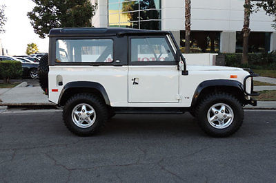 Land Rover : Defender 2dr Convertible 1994 land rover defender 90 convertible in white 39 904 miles amazing condition