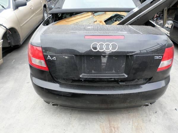 Parting out Audi A4 Convertible 2004