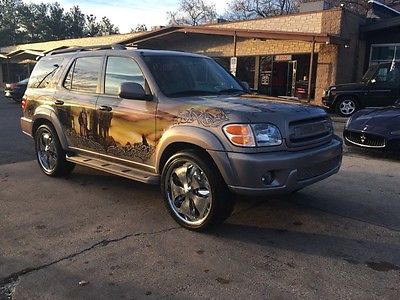 Toyota : Sequoia Limited 11 k mile free shipping show truck custom clean carfax kicker 1 owner 100 k spent