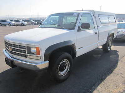 Chevrolet : C/K Pickup 1500 base 1991 chevy 1500 regular cab 5.7 v 8 4 sp manual trans 4 x 4 hd 1 2 ton no rust