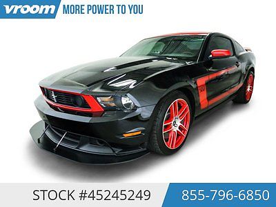 Ford : Mustang Boss 302 Certified 2012 3K MILES M,ANUAL 2012 ford mustang boss 302 3 k low miles cruise am fm aux manual cln carfax
