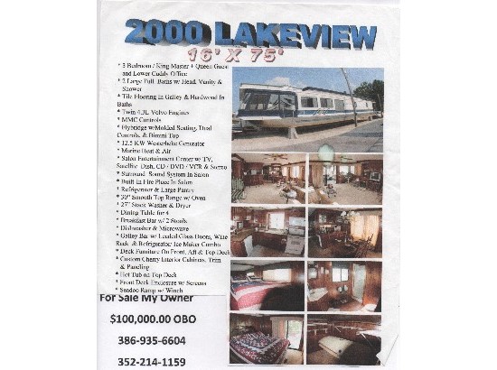 2000 Lakeview Yachts Stillwater